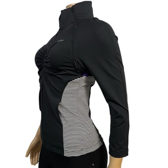 BBSP Bebe Sport 3/4 sleeve Full zip Sports Jacket / Vest detachable Sleeve S - Picture 4 of 12